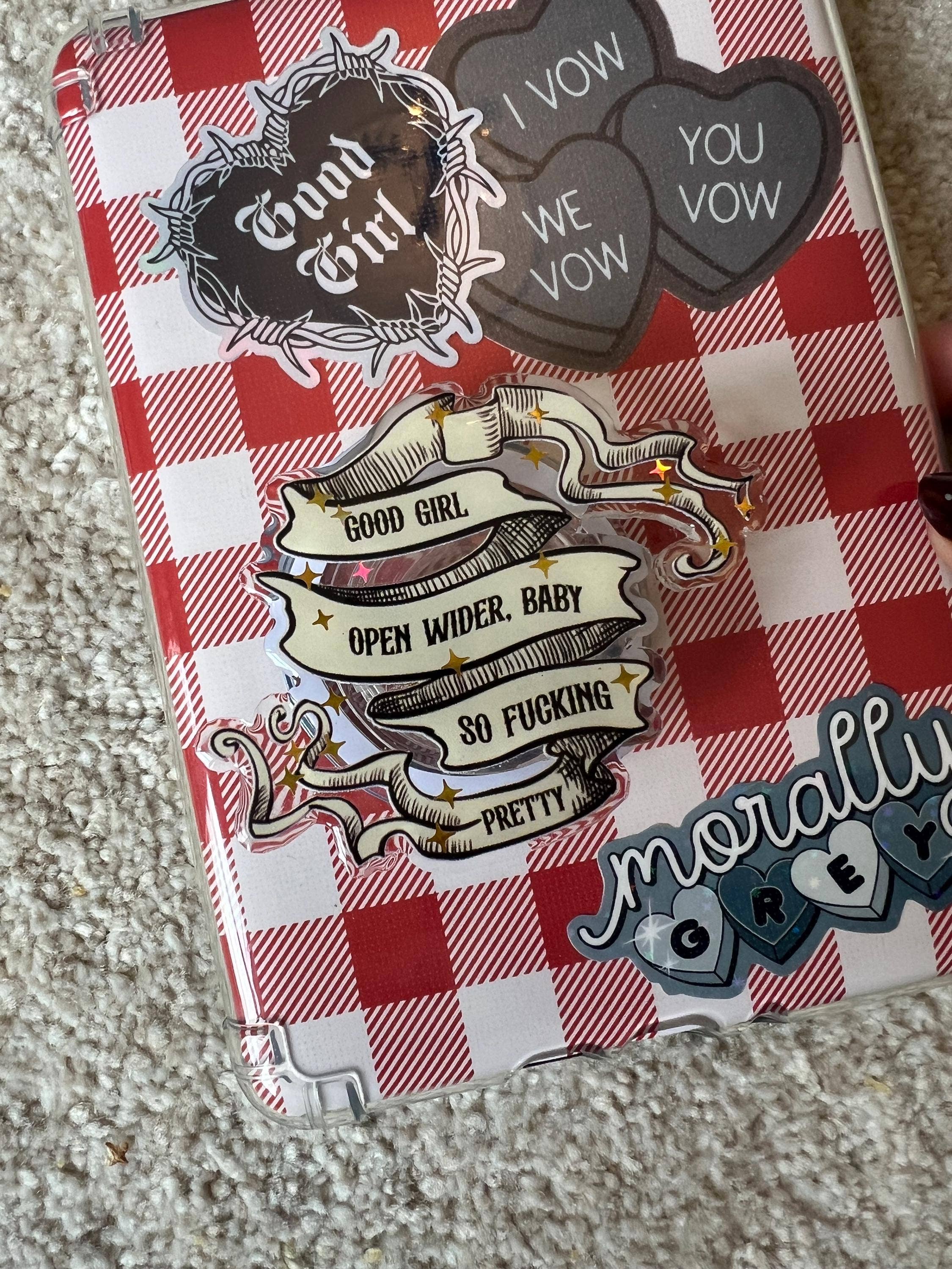 Good Girl - Romance Book Kindle & Phone Holder (Booktok Gift)