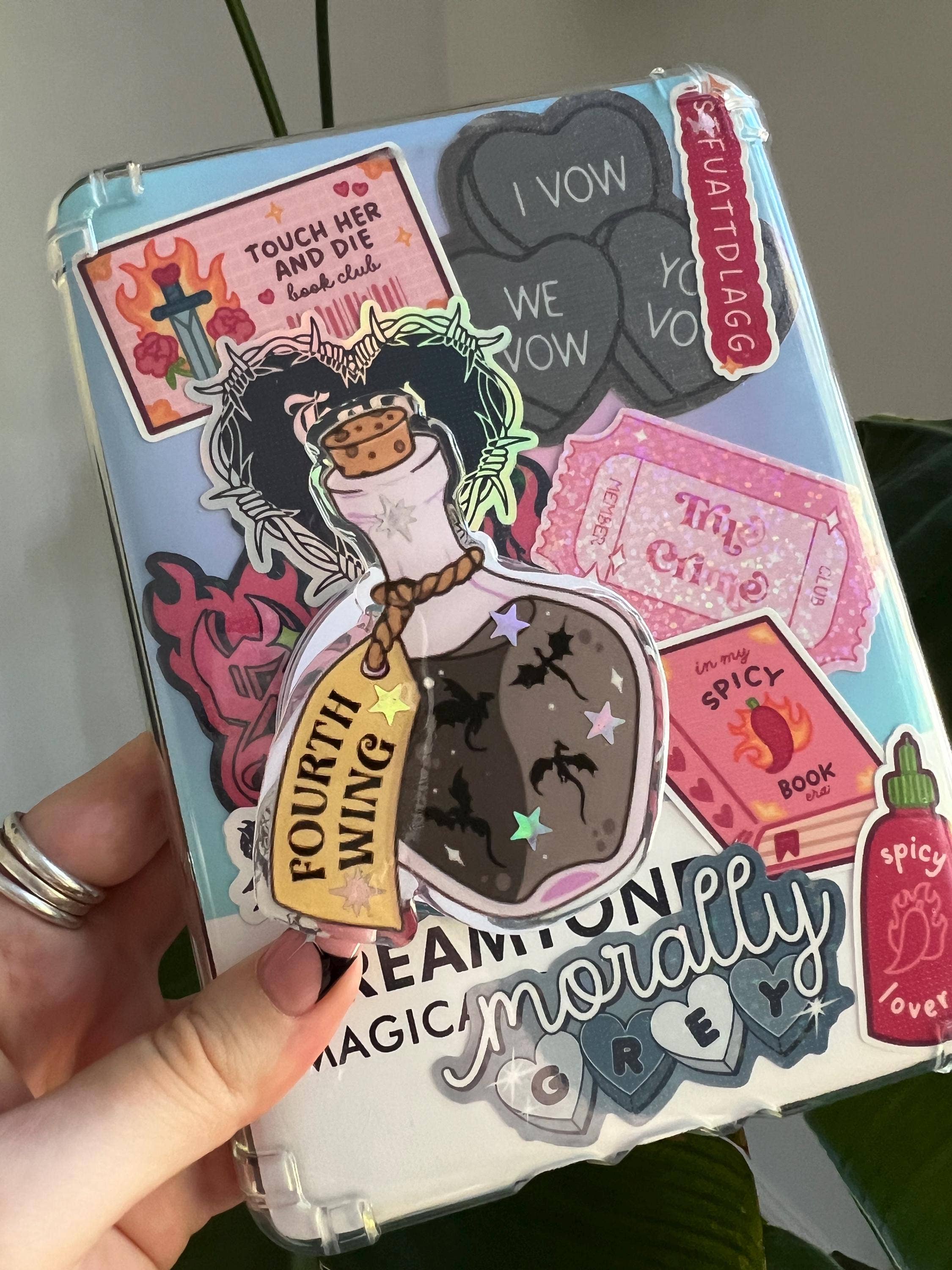 Dragon Rider Device & Book Holder, Fantasy Romance Gift