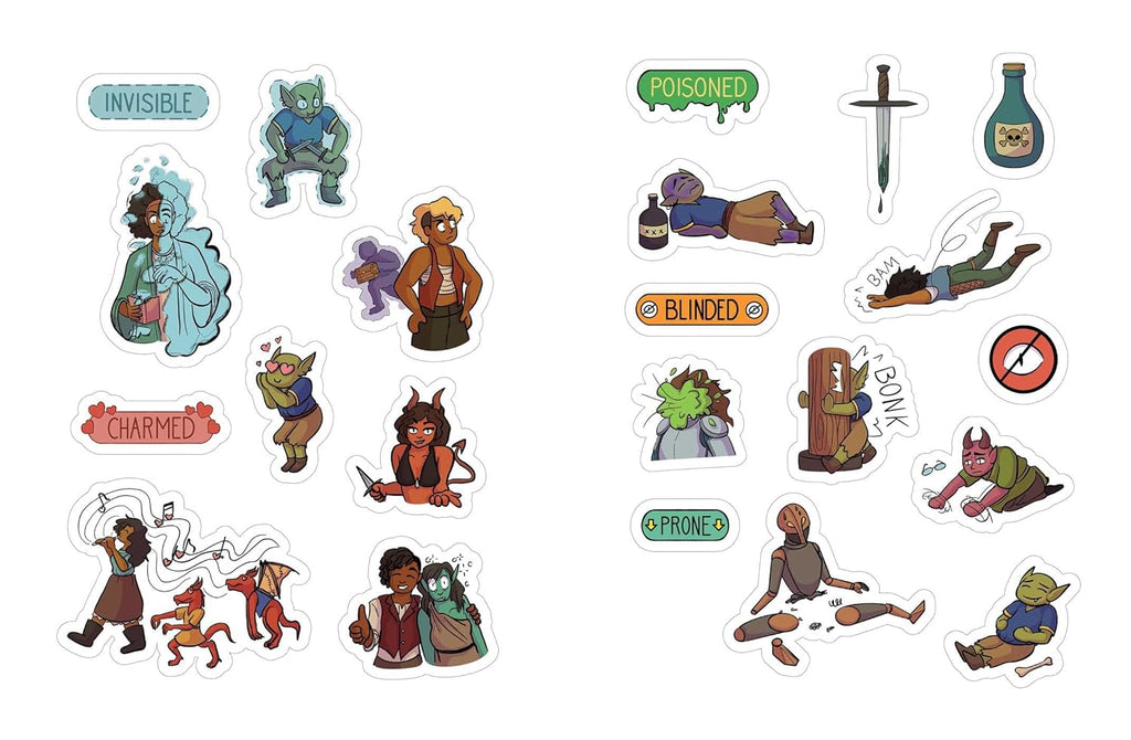 The Dungeonmeister RPG Sticker Book - Jef Aldrich, Jon Taylor