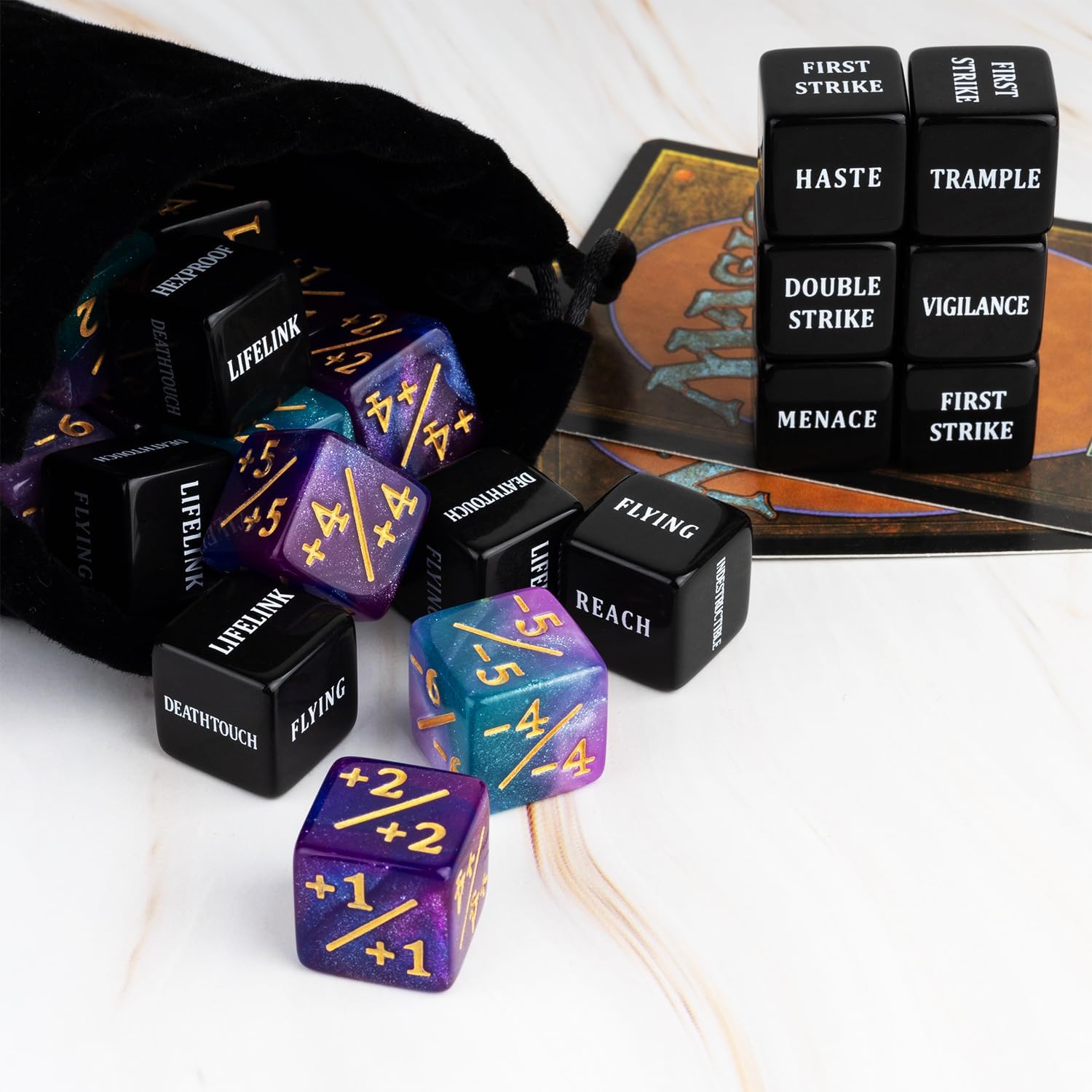 MTG Dice Counters - 48 Dice