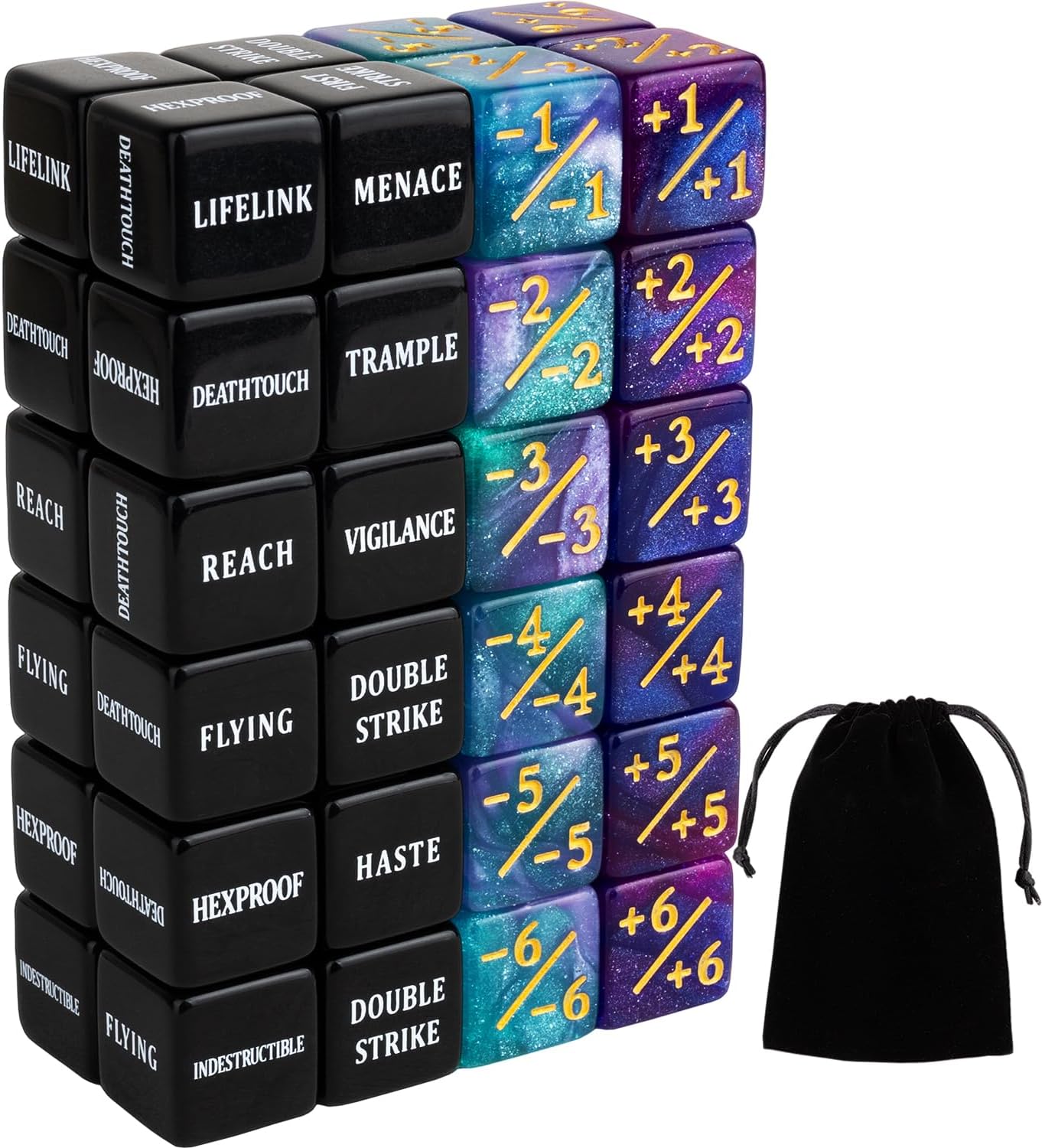 MTG Dice Counters - 48 Dice