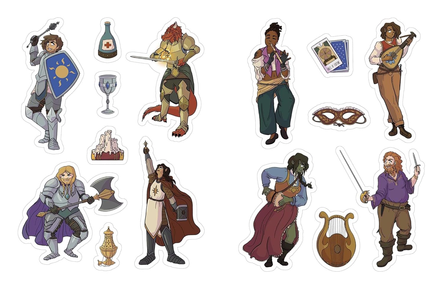 The Dungeonmeister RPG Sticker Book - Jef Aldrich, Jon Taylor