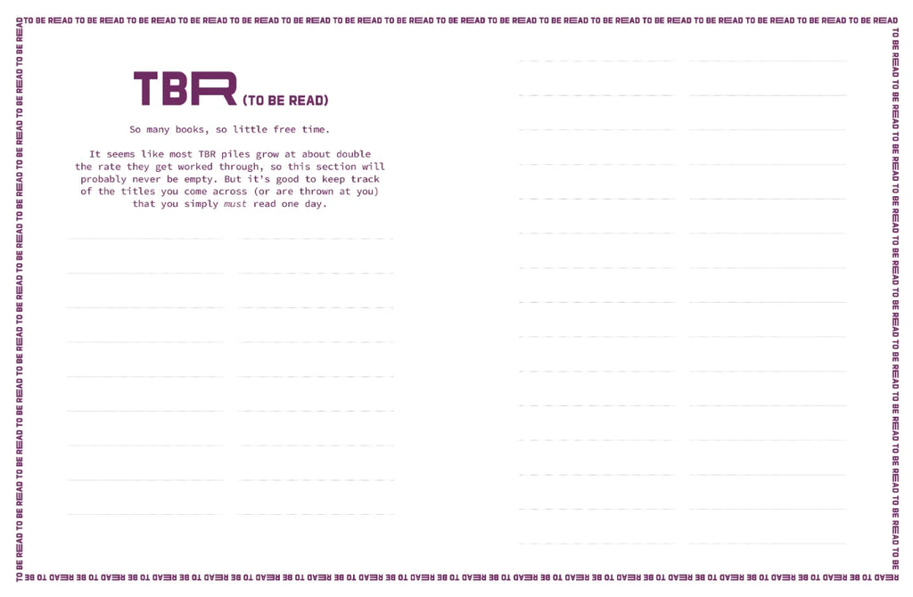 A Reading Journal: Too Much Plot by Sweet  Hearts Press