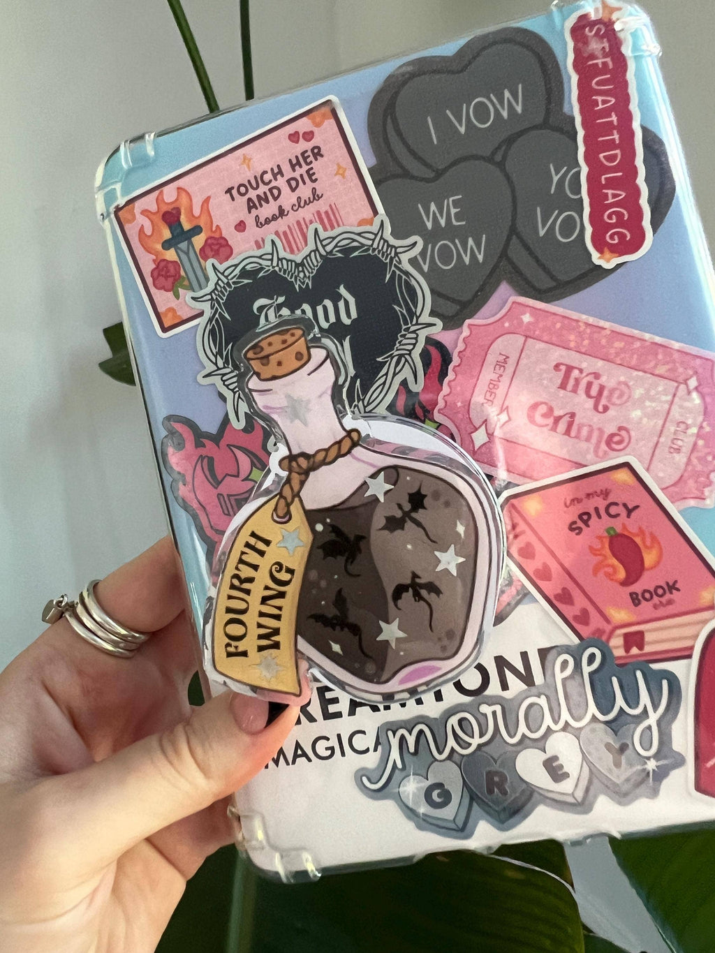 Dragon Rider Device & Book Holder, Fantasy Romance Gift