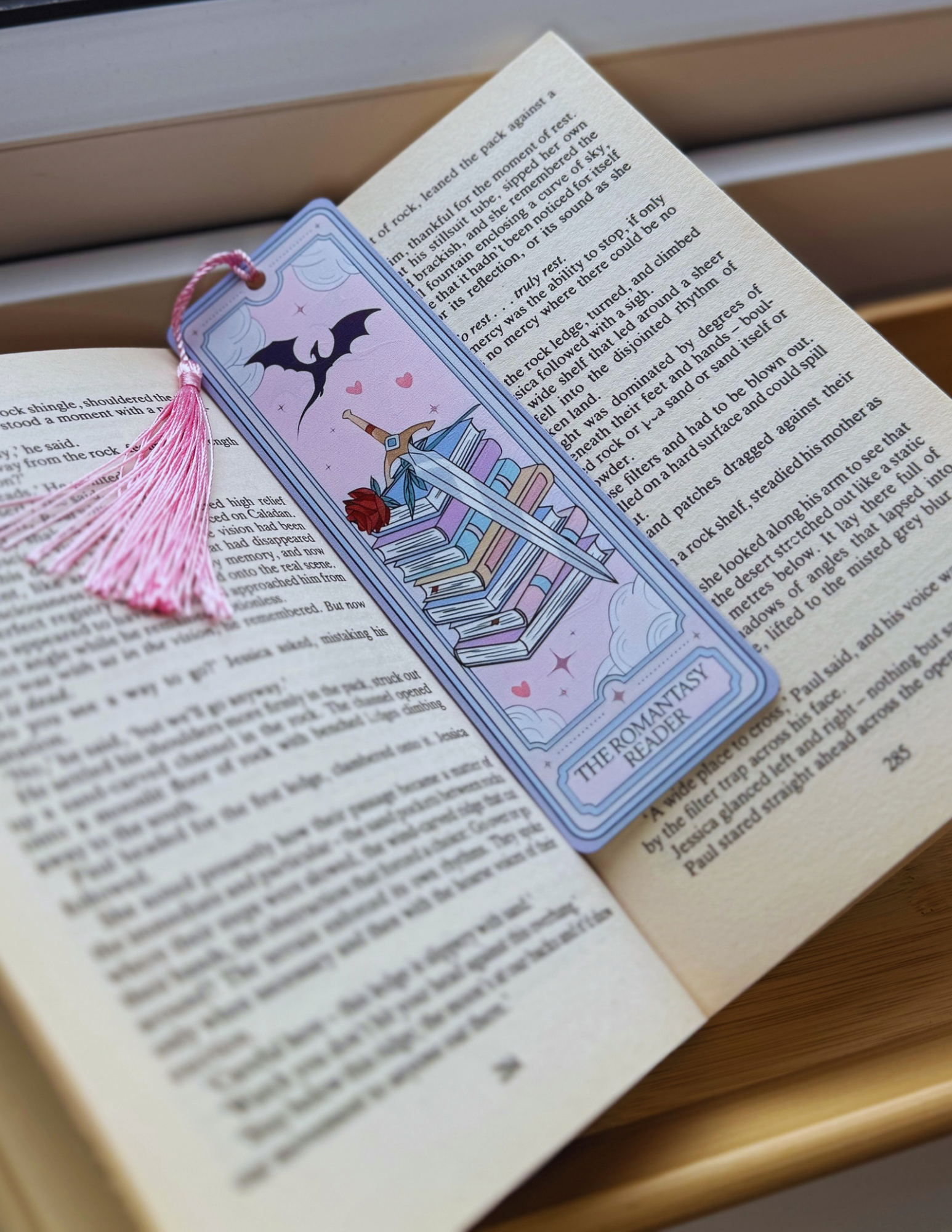Premium Acrylic Bookmark with Tassel