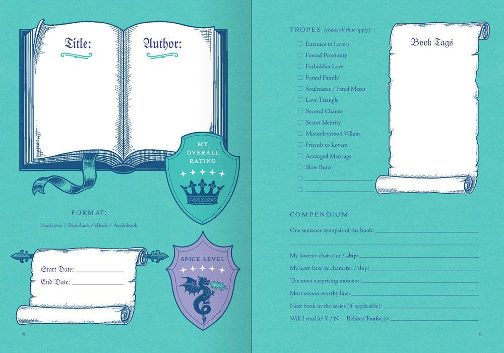 The Journal of Ink & Ardor : A Romantasy Reading Log