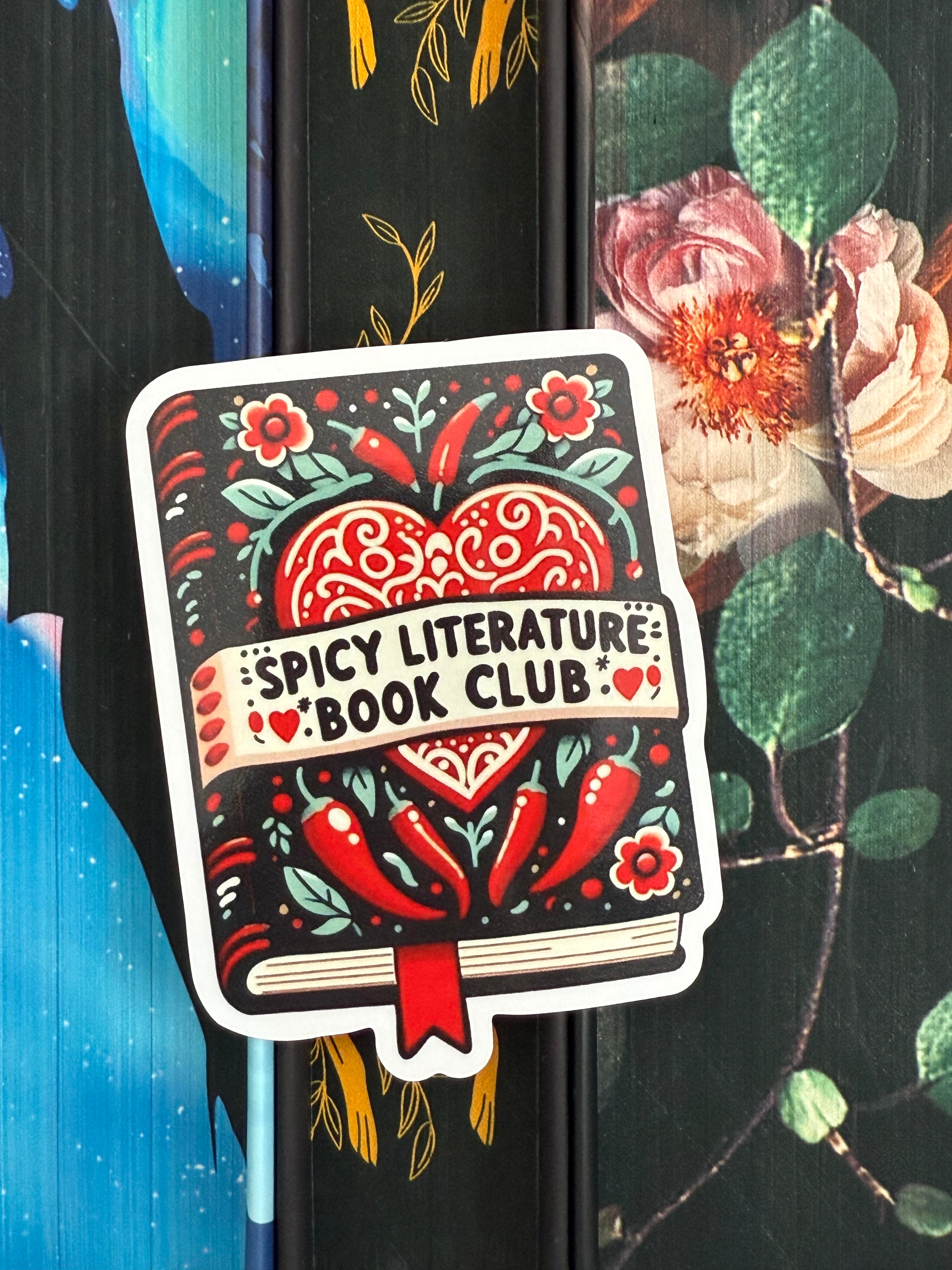 Spicy Literature Book Club - Premium Sticker