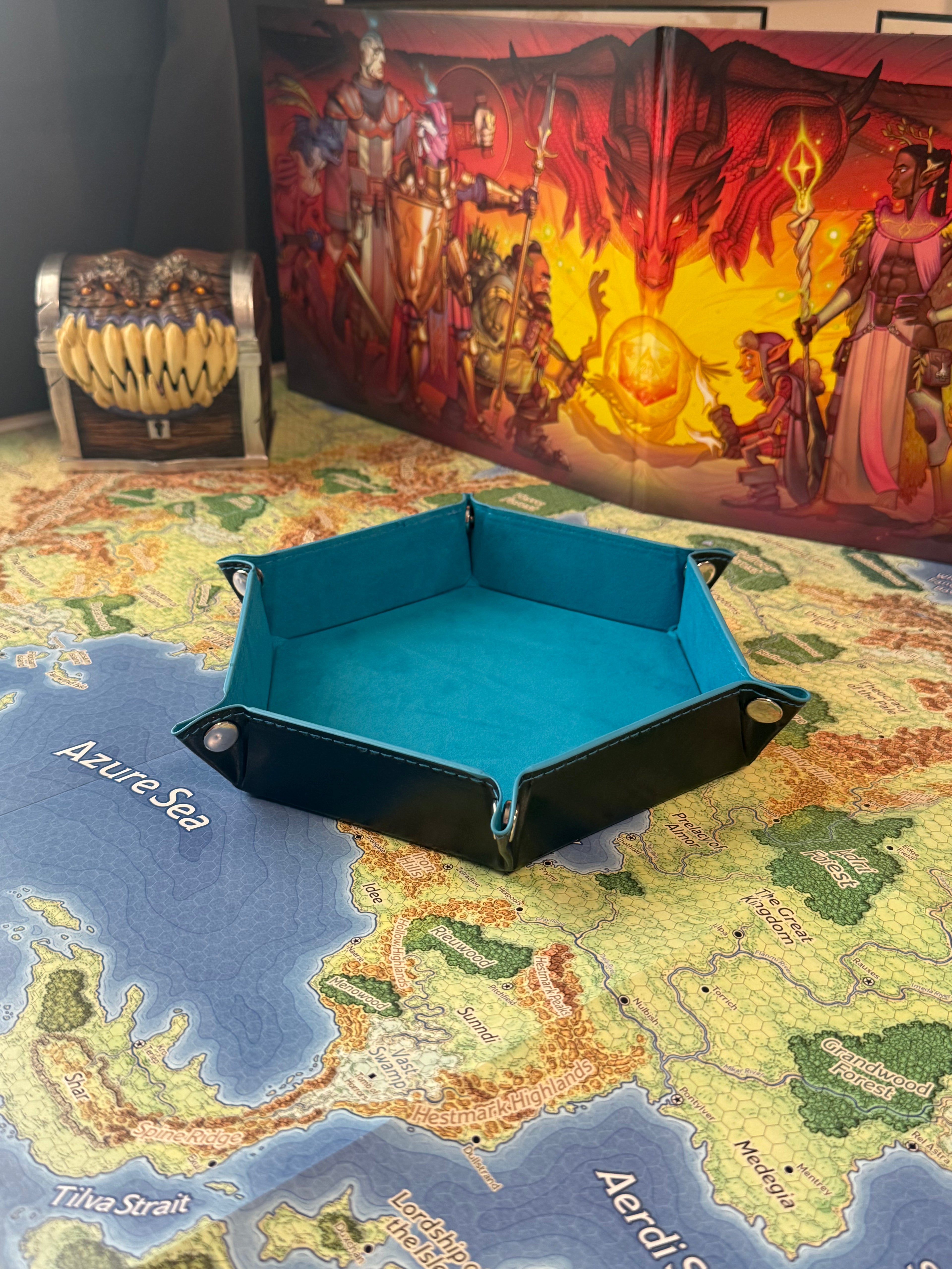Dice Tray (Medium) - Faux Leather