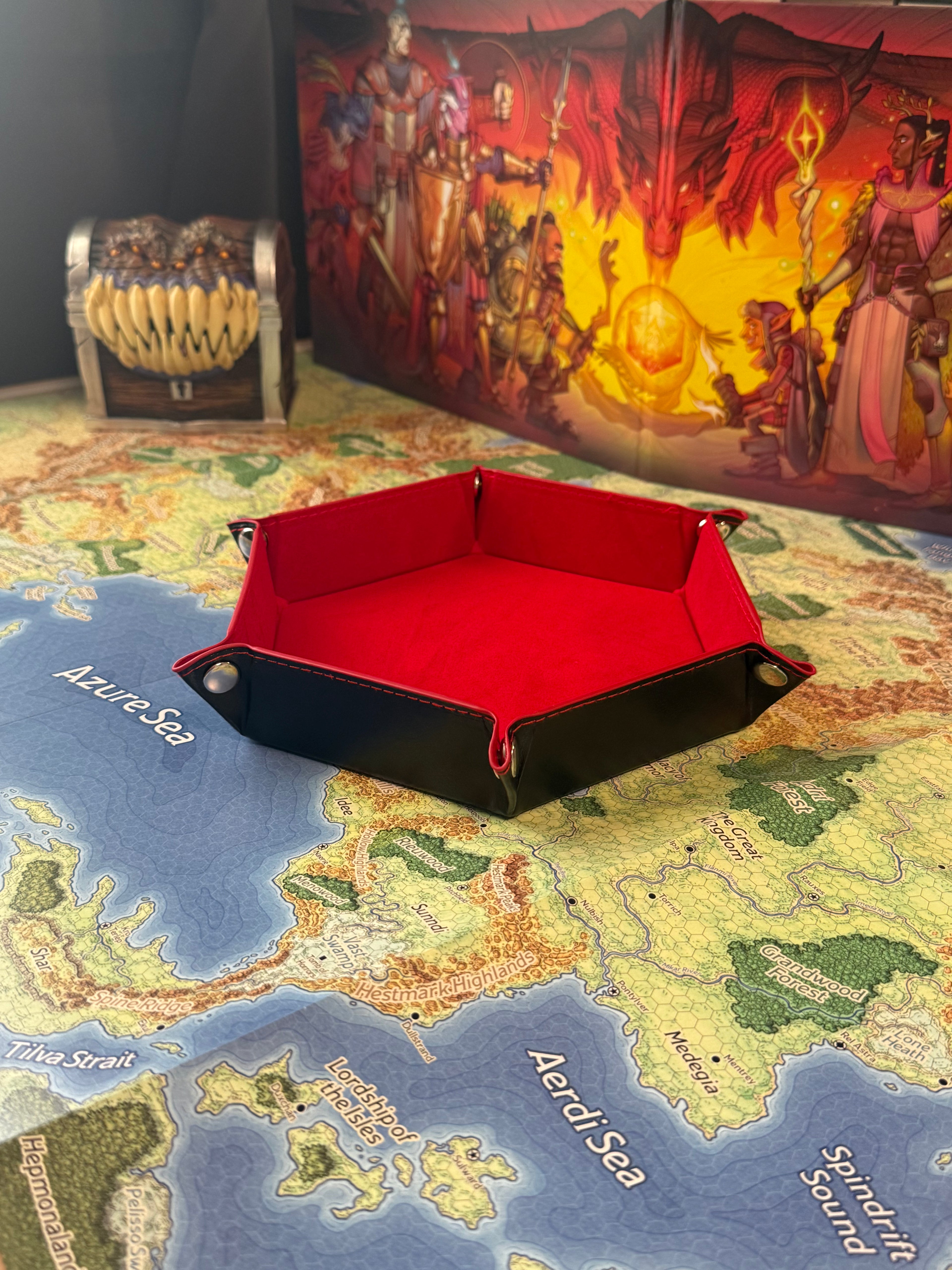 Dice Tray (Medium) - Faux Leather