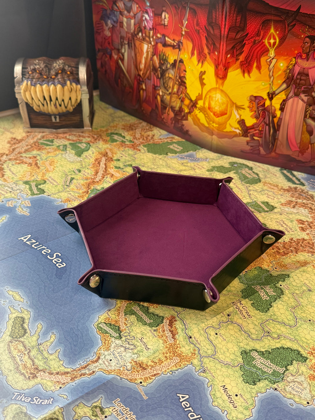 Dice Tray (Medium) - Faux Leather