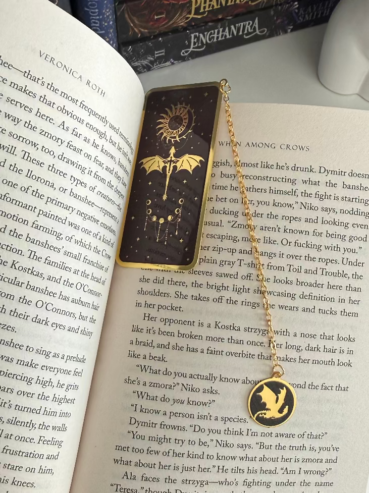 Dragon - FW Inspired - Metallic Bookmark