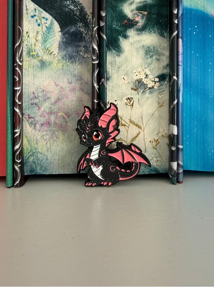Black Dragon - Enamel Pin